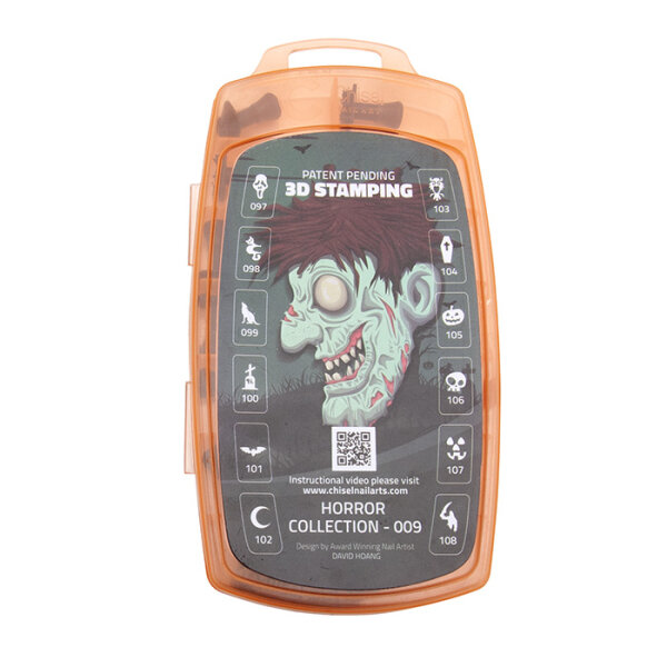 Chisel Nailarts 3D Stamping Horror Collection