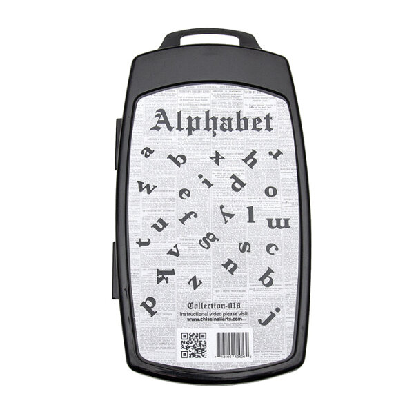 Chisel Nageldesigns 3D Stamping Alphabet Collection 18