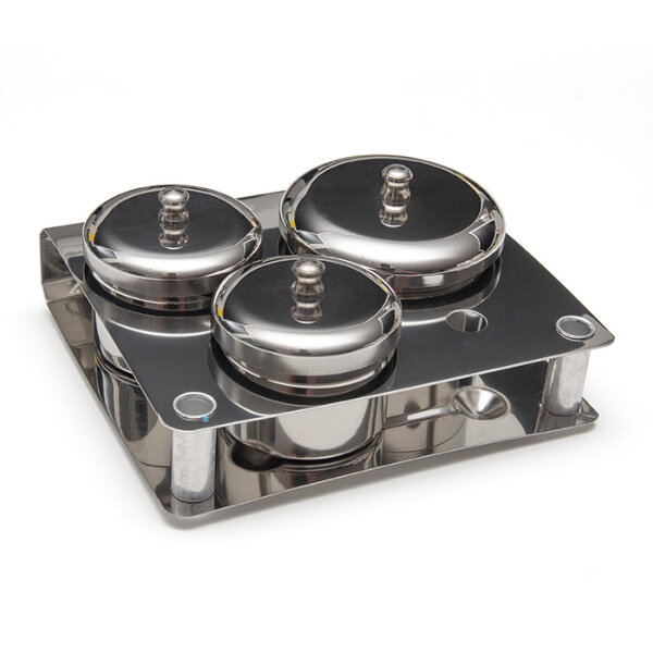 Ablageschalen Dappen Dish Set aus Edelstahl 3-teilig