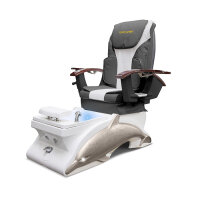 Spa pedicure chair Dolphin Gold Black/White