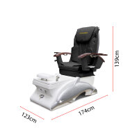 Spa pedicure chair Dolphin Gold Purple