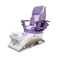 Spa pedicure chair Dolphin Gold Purple/White