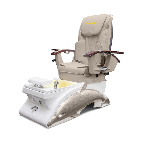 Spa pedicure chair Dolphin Gold Beige