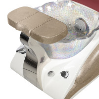 Spa pedicure chair Dolphin Crystal Gold Purple