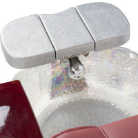 Spa pedicure chair Dolphin Crystal Silver
