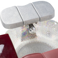 Ghế Spa Pedicure Dolphin Crystal Bạc Đỏ