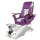 Spa pedicure chair Dolphin Crystal Silver Purple/White