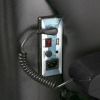 Spa pedicure chair Orbit silver