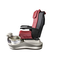Spa pedicure chair Orbit Gold/Red