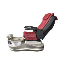Spa pedicure chair Orbit Gold/Red
