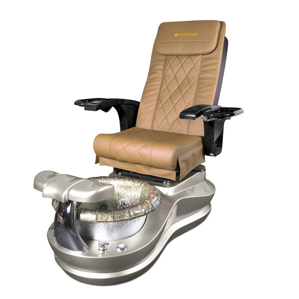 Spa pedicure chair Orbit Gold/Cappuccino