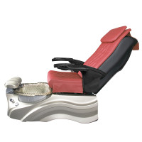 Spa pedicure chair Space Gold/Red