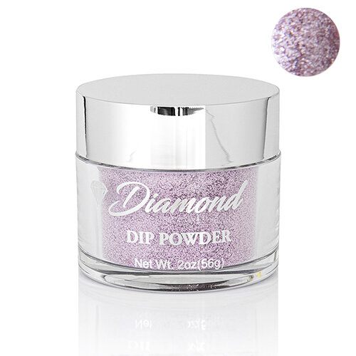 Diamond Dip Powder Lavendel (Flieder) - Langanhaltendes Acrylpulver für Nägel (56g)