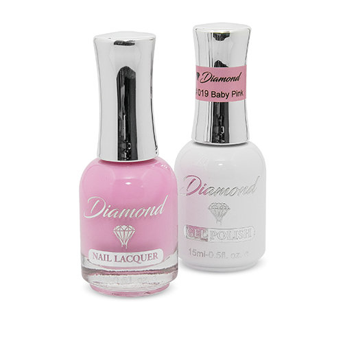 Diamond Double Gel + Nagellack No.19 Baby Pink