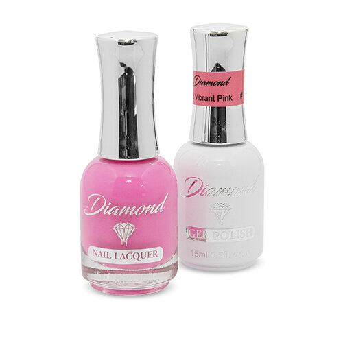 Diamond Double Gel + Nail Polish No.22 Vibrant Pink