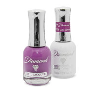 Diamond Double Gel + Nail Polish No.28 Light Maroon