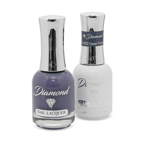 Diamond Double Gel + Nagellack No.50 Deep Purple