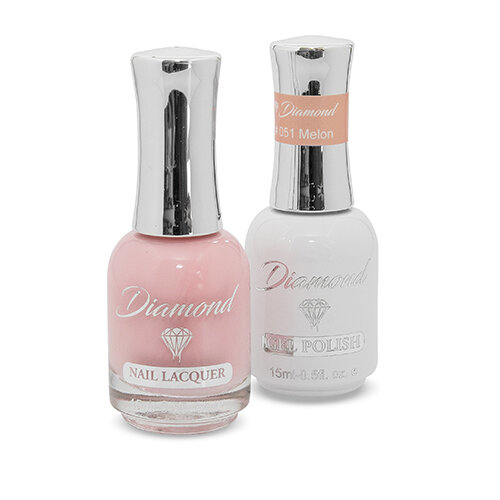 Diamond Double Gel + Nail Polish No.51 Melon