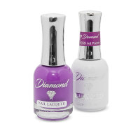 Diamond Double Gel + Nail Polish No.59 Art Purple