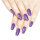 Diamond Double Gel + Nail Polish No.61 Purple Glitter