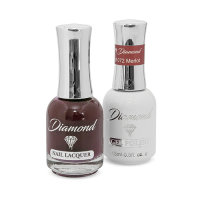 Diamond Double Gel + Nail Polish No.72 Merlot