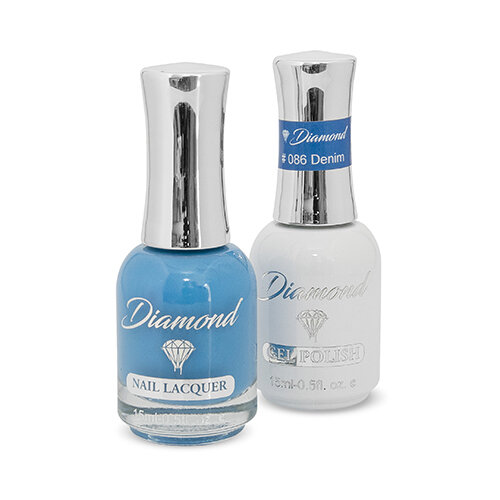Diamond Double Gel + Nail Polish No.86 Denim