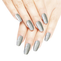 Diamond Double Gel + Nail Polish No.95 Old Silver Glitter