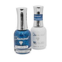 Diamond Double Gel + Nagellack No.110 Royal Blue