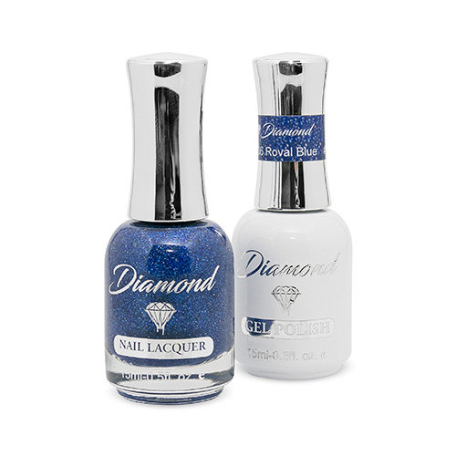 Diamond Double Gel + Nagellack No.106 Royal Blue