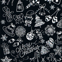 Foil stickers Christmas #07