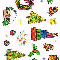 Foil stickers Christmas #16