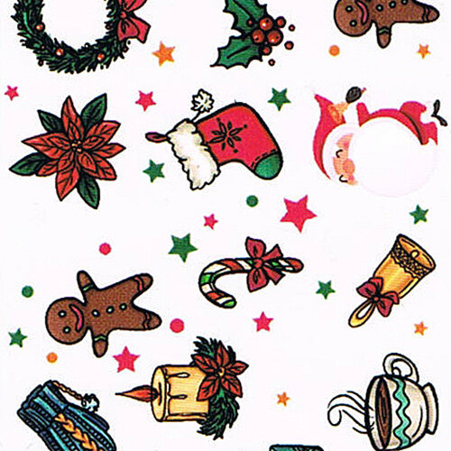 Christmas foil sticker #17
