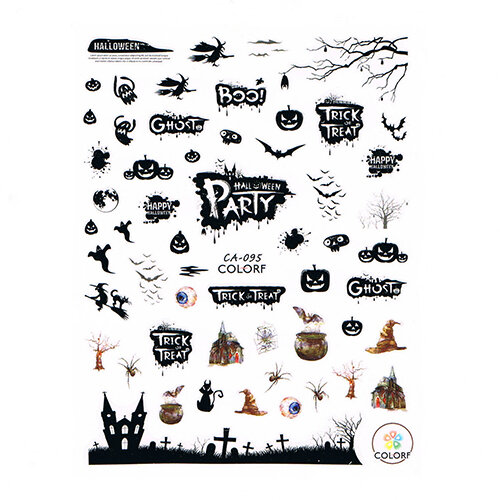 Nageldesign Nagelsticker Halloween