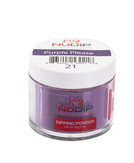 NuRevolution Dipping Powder (21) Purple Please 56g