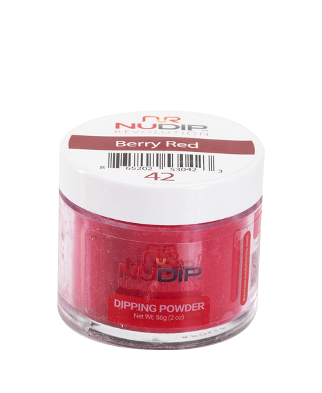 NuRevolution Dipping Powder (42) Berry Red 56g