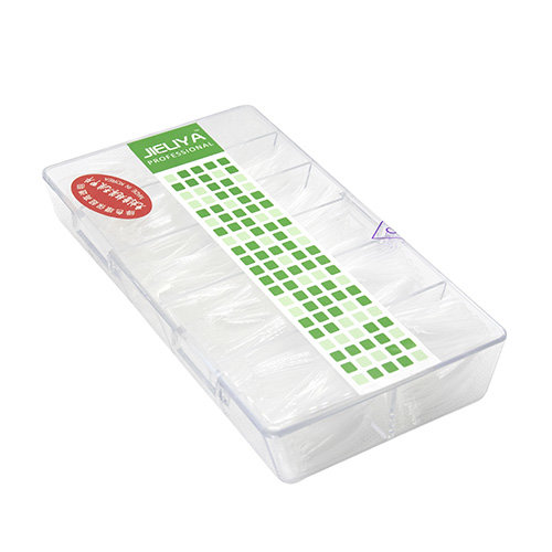 Nail tips Clear Jieliya rounded 550 box