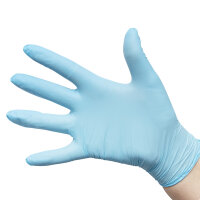 Disposable Gloves Nitrile Maimed Solution Pack of 100