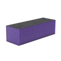Nail buffer purple/black 3-sided grit 60/100 USA 500pcs.