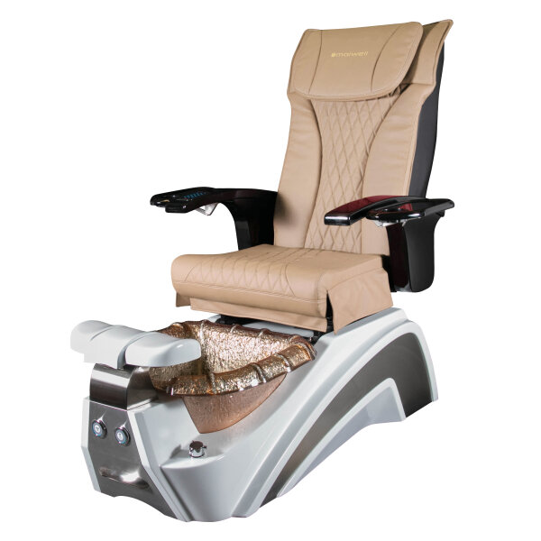 Spa Pediküre Stuhl Comet Weiß / Beige