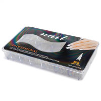 Nail tips Clear pointed Box of 550