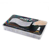 Nail tips Clear rounded Box of 550
