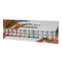 Diamond Nail Art Gel Set of 12 Color
