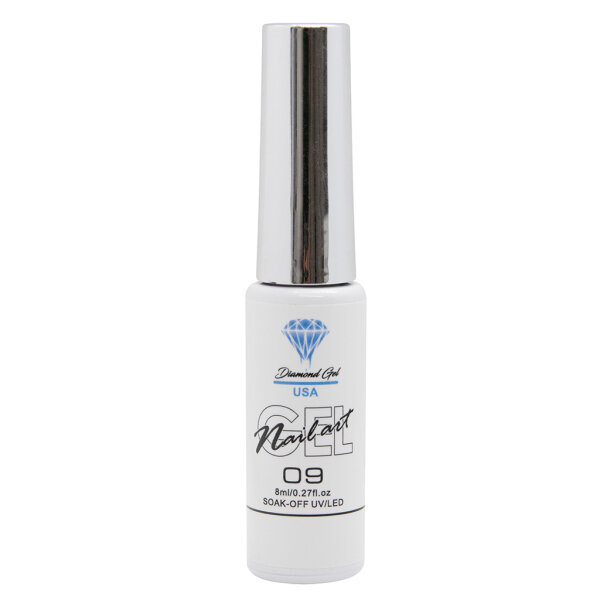 Diamond Nail Art Gel White 8ml