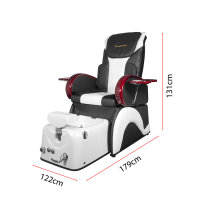 Spa pedicure chair Fusion Red
