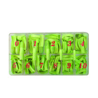 maiwell nail tips color size 0 - 10 Grass Green 110...