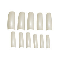 maiwell nail tips color size 0 - 10 Pearl 110 pcs / box
