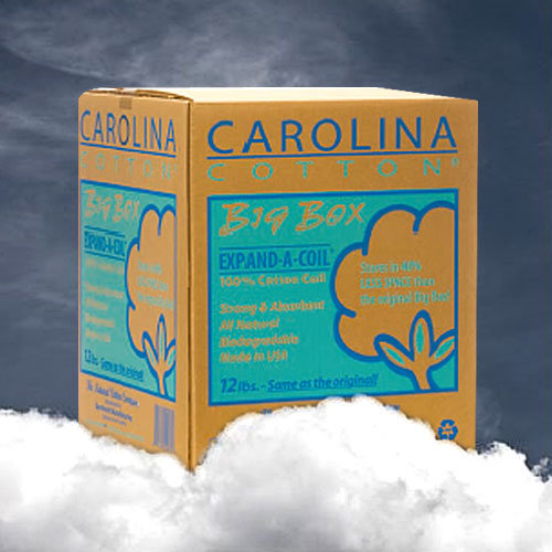 Carolina Big Box Cotton - Bông xoắn ốc 100% cotton dùng để tẩy sơn móng tay dạng gel