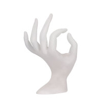 Bàn tay trang trí Chantal acrylic trắng