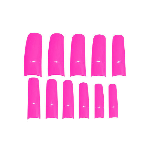 maiwell Nagel Tips farbig Gr&ouml;&szlig;e 0 - 10 Pink 110Stk