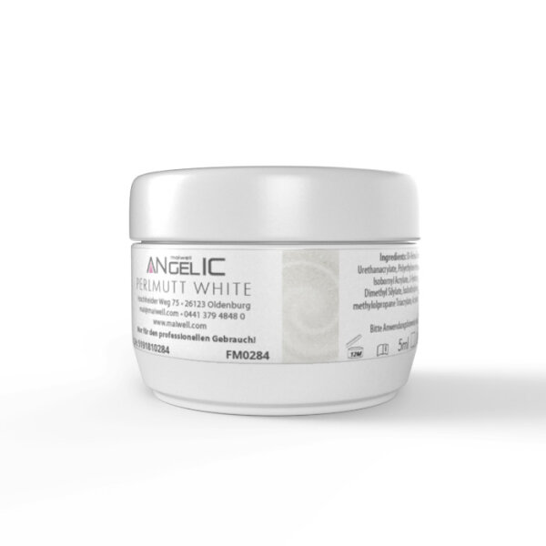 maiwell Metallic colour gel anGELic - Pearl White
